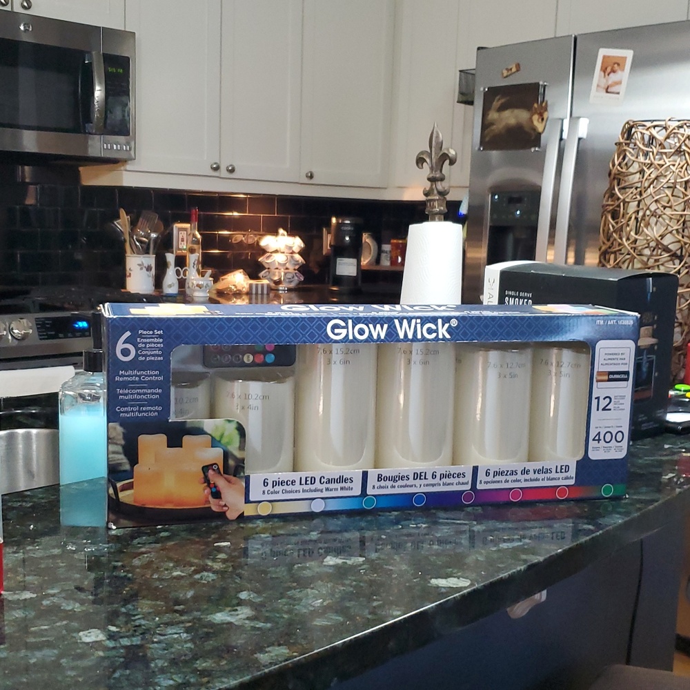 Glow Wicks 6 piece LED candle set